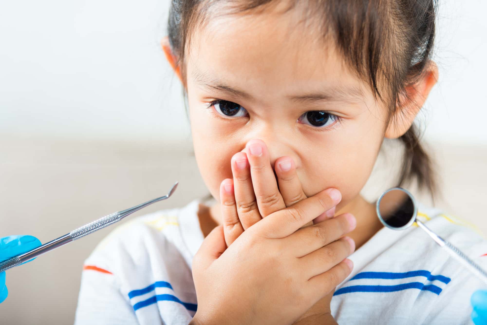 虫歯を放置して治療時の痛みが強くなり歯医者嫌いになった子ども