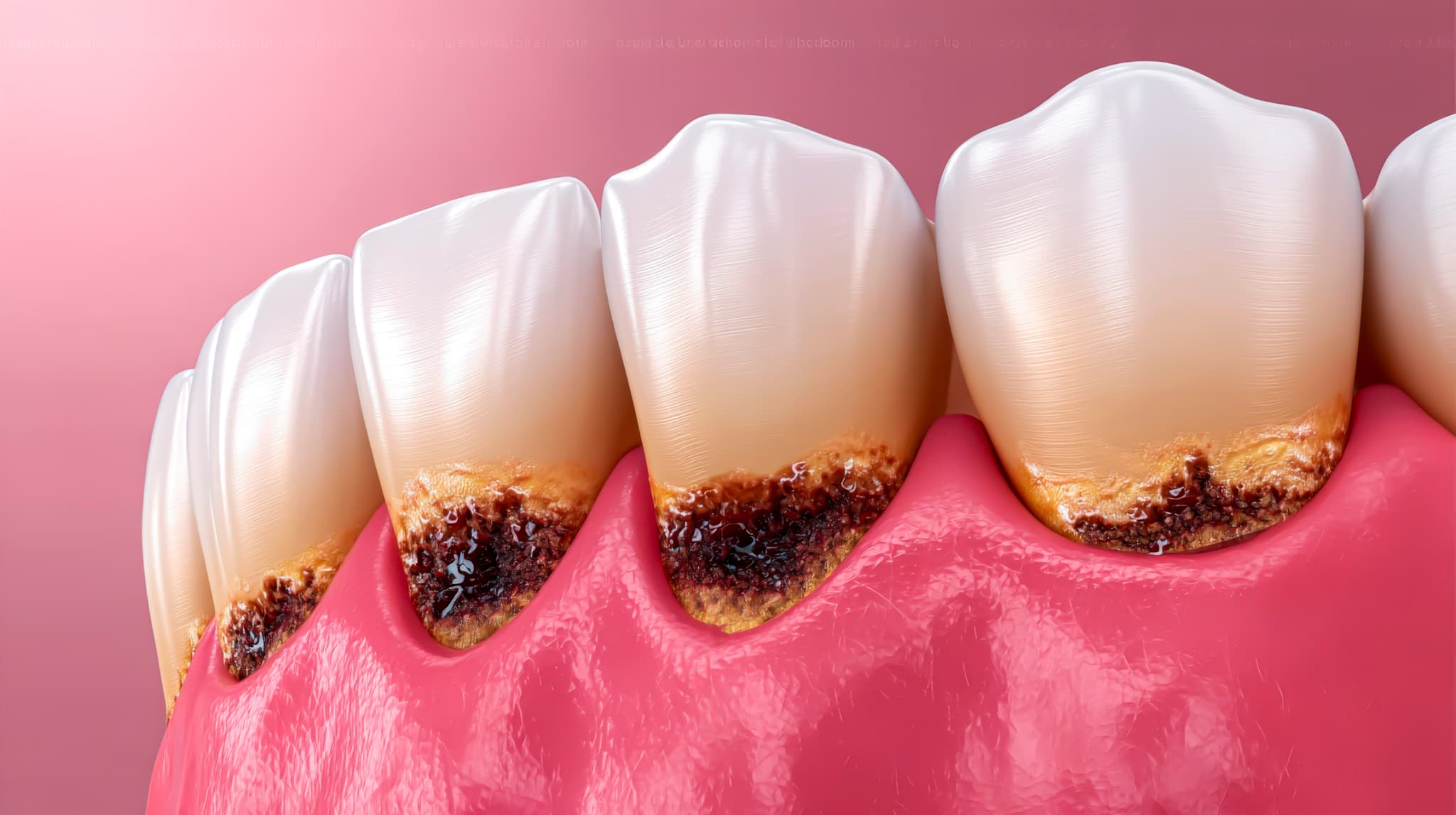 歯ぐきが下がった重度の歯周病