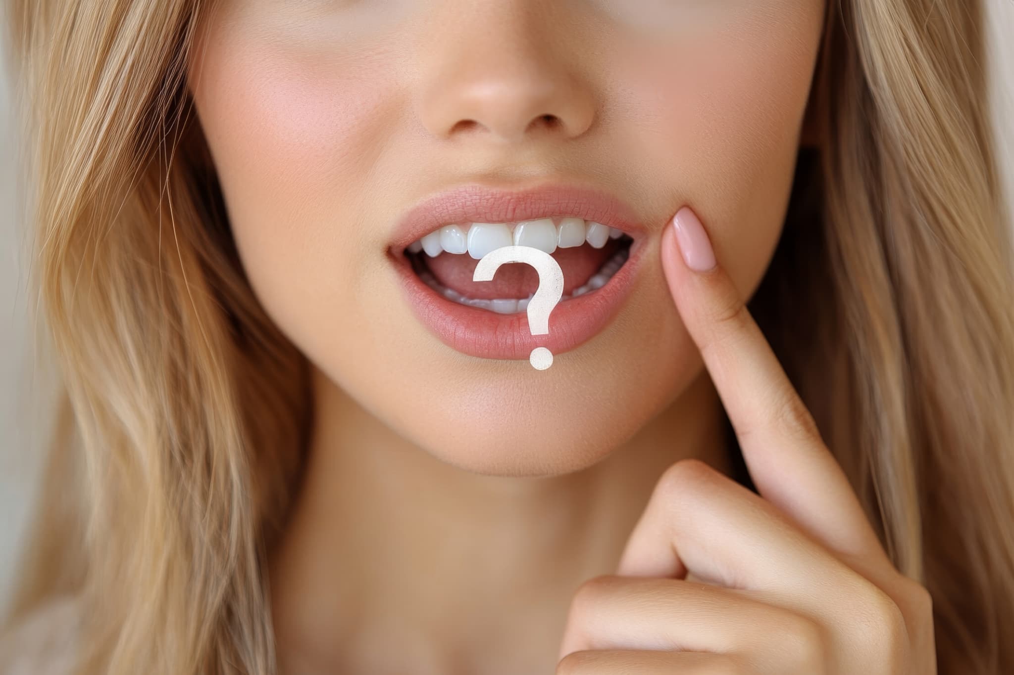 妊娠中でも歯のホワイトニングはできるのか考えるイメージ