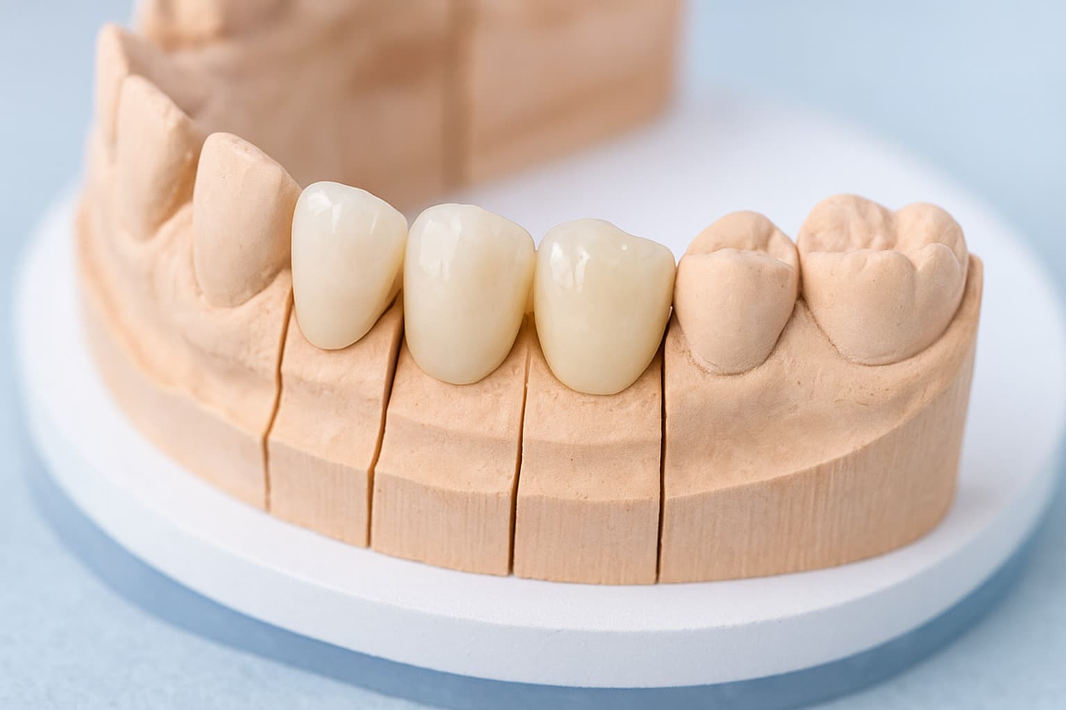 審美性に優れたセラミックの被せ物