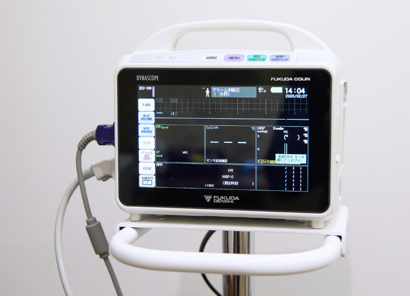 静脈内鎮静法用モニター｜河野歯科